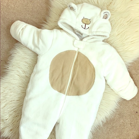 miniwear Other - Adorable fuzzy bear snowsuit